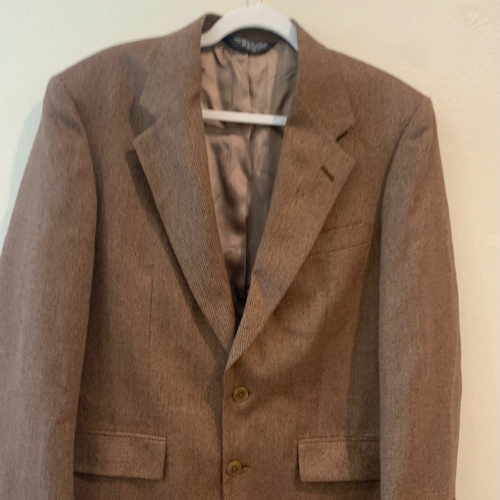 Bannister & Beale Mens Brown Vintage Blazer Sport Sz. M